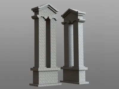 Pillar 1 3D model