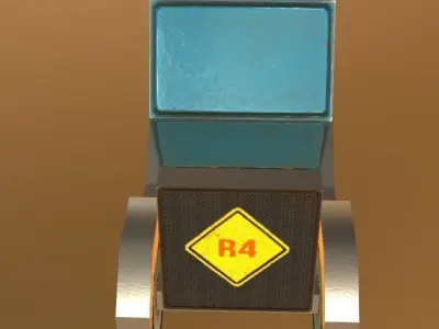 Toy car 03 Low-poly 3D model