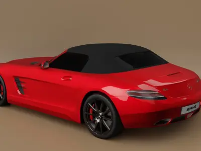 mercedes benz sls amg roadster 3D model