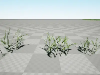 Tropical bush asset pack - unreal engine 3D model