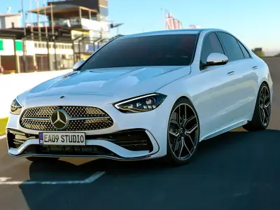 Mercedes-Benz C-Class w206 2024 3D model
