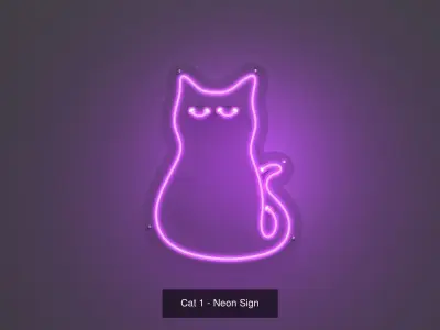 Cats Pack - Neon Signs