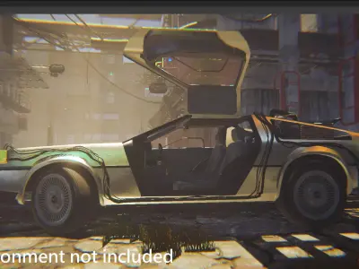 isShe - Kyber Car Low-poly 3D model