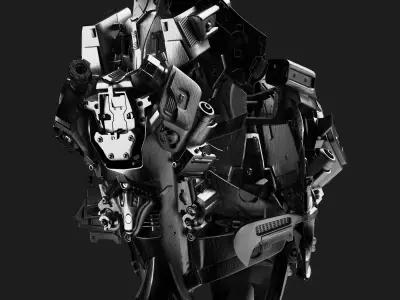 Armor tech Free 3D model
