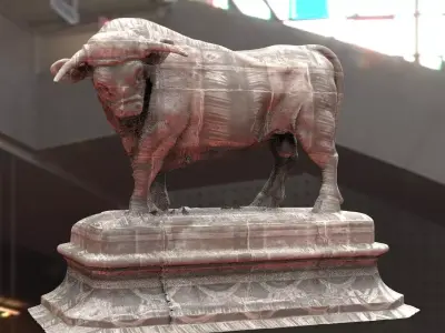 Bull Statue  3D model