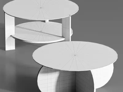 Table set 25 3D model