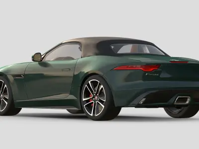Jaguar F-Type R-Dynamic Convertible 3D model