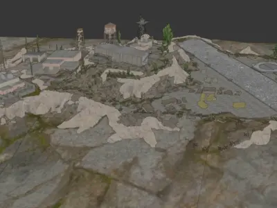 pubg spawn Island map 3D model