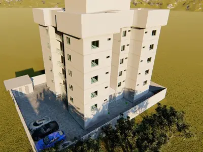 Architectural and hydrosanitary  - Arquitetura e hidros REVIT  3D model