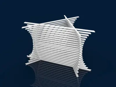 Artistic Lampshade 7 Free 3D print model