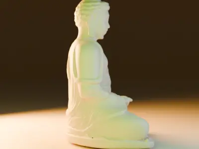 Buda statue 3D model
