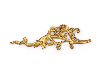 Classic decor ornament carved 27 3D model
