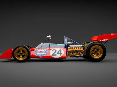 1972 Techno PA 123 Version 3 F1 3D model