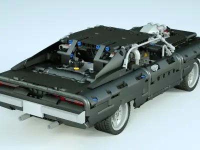 LEGO Doms Dodge Charger 3D model