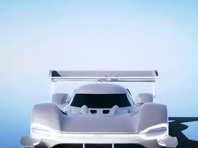 Volkswagen ID R 2018 Low-poly 3D model