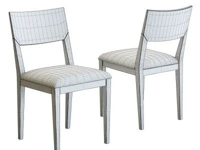 Crate and Barrel Thalia Dining Chair 3D model