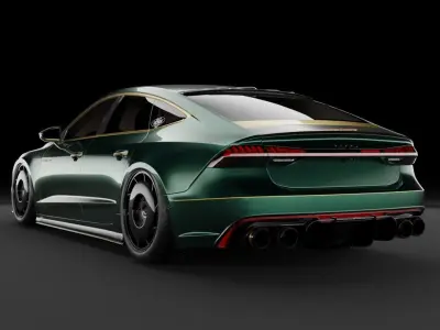 Audi A7 custom body kit  3D model