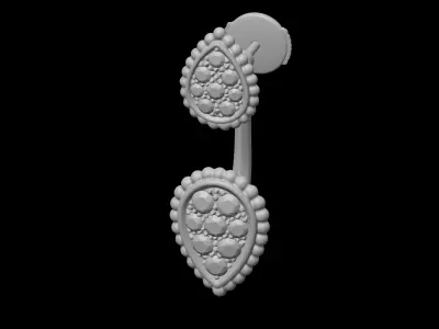 BOUCHERON - SERPENT BOHEME - EARRINGS 3D print model