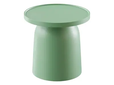 scandinavian small round coffee table 3D model