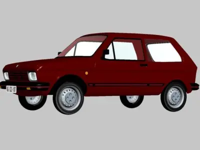 yugo 45 Low-poly 3D model