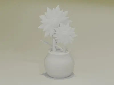 Sunflower 3D model
