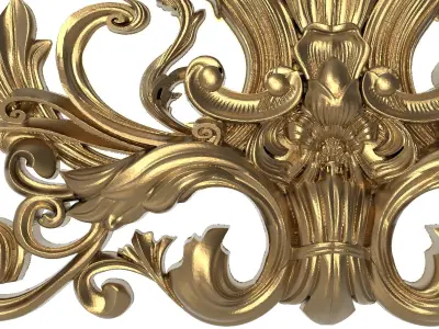 decorative pattern ready for 3D printing 3D model 4