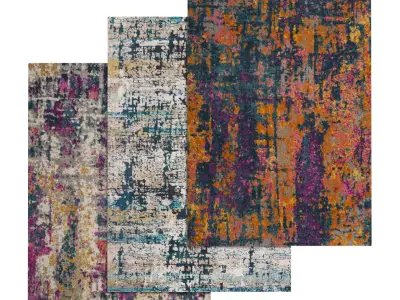 Rug Set 2091 3D model