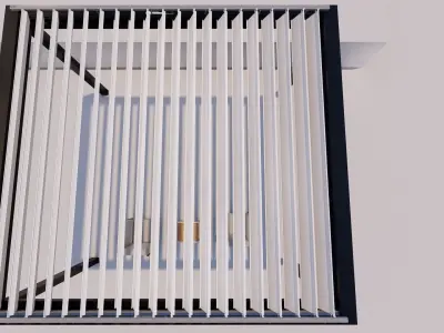 Bioclimatic pergola 3D model