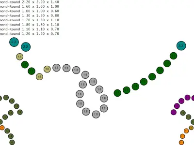 LUXURY WEDDING NECKLACE SET 3D PRINTABLE MODEL 3D print model