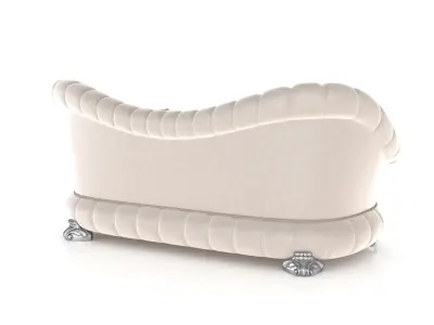 Victorian upholstered sofa by Modenese 3D model