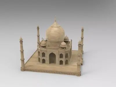 3D Design of the Taj Mahal 3D print model