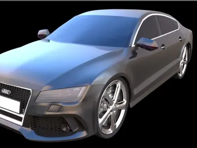 Audi RS7- MAYA - ARNOLD 3D model