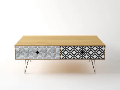 VidaXL Retro Tables 3D model