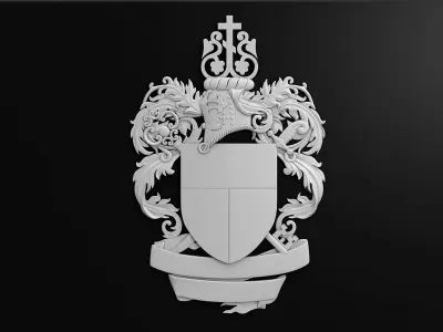 Coat of arms 3D model