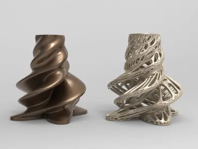 Vase Voronoi 86 3D print model