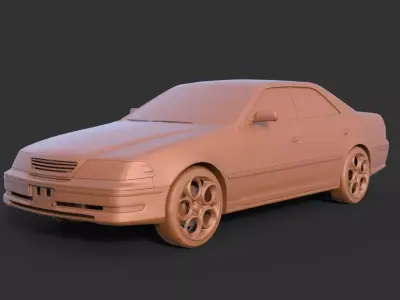 Toyota Mark 2 3D print model