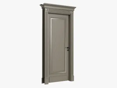 Door classic 04 3D model