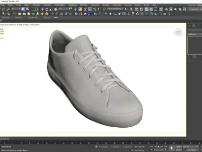 Sneakers Low-poly 3D model