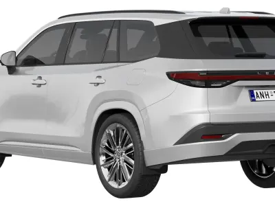 Lexus TX 350h 2024 3D model