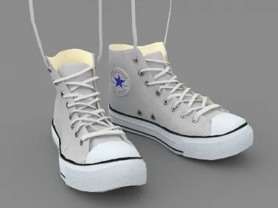 Sport old school Shoes 3D model
