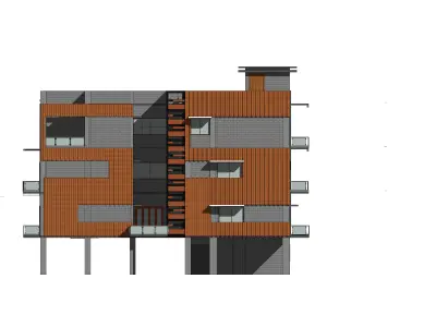 2 FLOOR APARTMENT 3D model