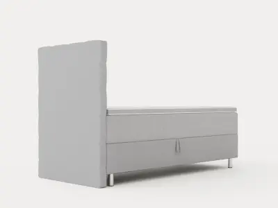 Montana Storage Bed 90x200 Low-poly 3D model