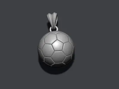 Football ball pendant 3d 3D print model