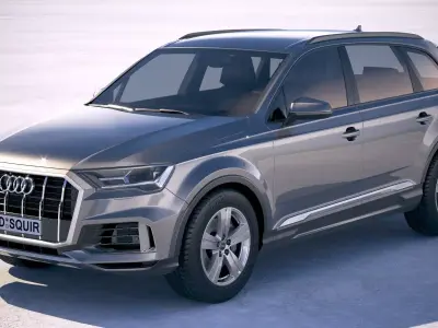 Audi Q7 Basic 2020 3D model