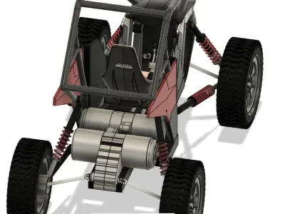 Eletric buggy 3D model