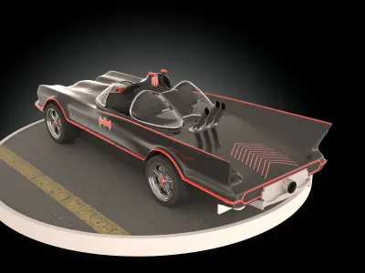 Batmobile 1966 3D model