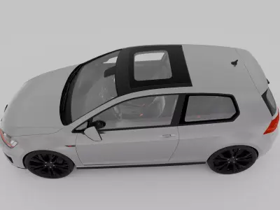 VW Golf GTI 3D model