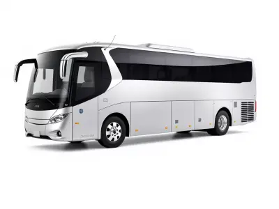 Sleek Tour Coach model pack Low-poly 3D model