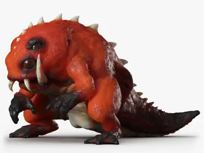 Lizard Demon 3DS Max 3D model