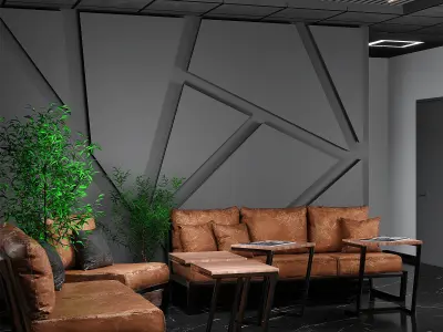 Wall Panel 6 Low-poly 3D model